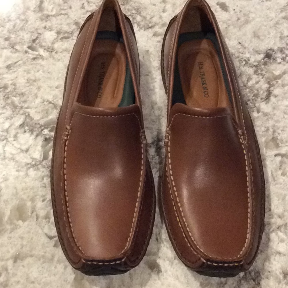 H.S. Trask Leather Driving shoes, never worn, 10M